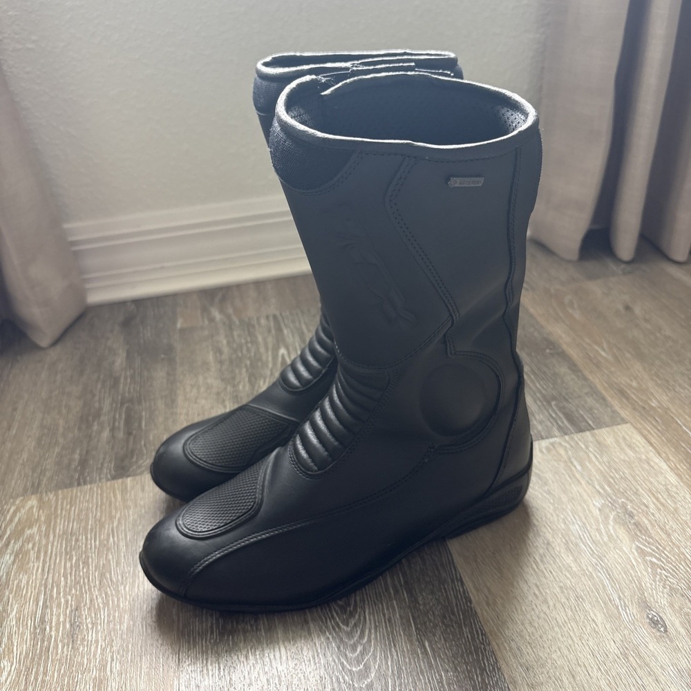 TCX Explorer EVO GORE-TEX Black Motorcycle Boots Size 39 Mens 6, Womens 7